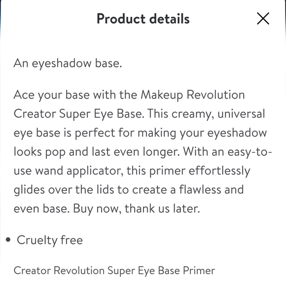 Creator Revolution Super Base Eyeshadow Primer - Picture 3 of 4